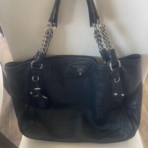 Black Leather Women's Bag